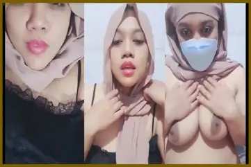 Ameena Host Jilbab Live Sambil Colmek poster