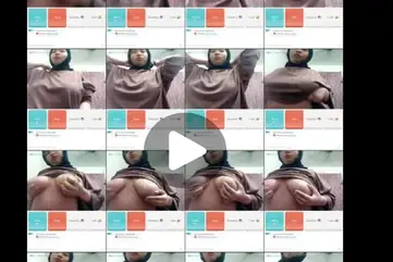 Ometv Cewek Jilbab Toket Brutal Pepaya Gantung poster